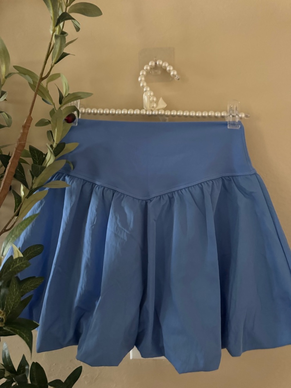 Aerie Blue Bubble Skirt - Picture 6 of 7